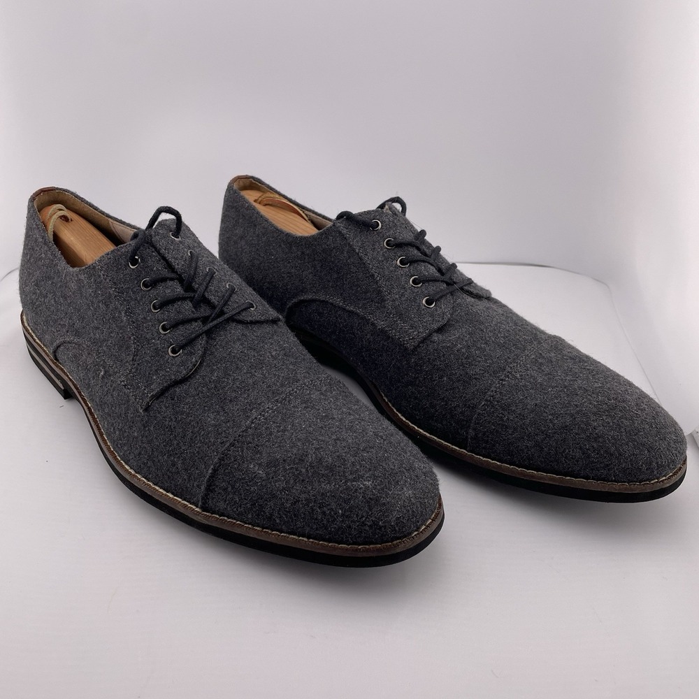 Aston Grey Castro Cap‎ Toe Oxford in Gray Size 12